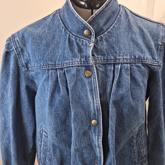 Jean Jacket Snap Front Size L - Picture 2 of 6
